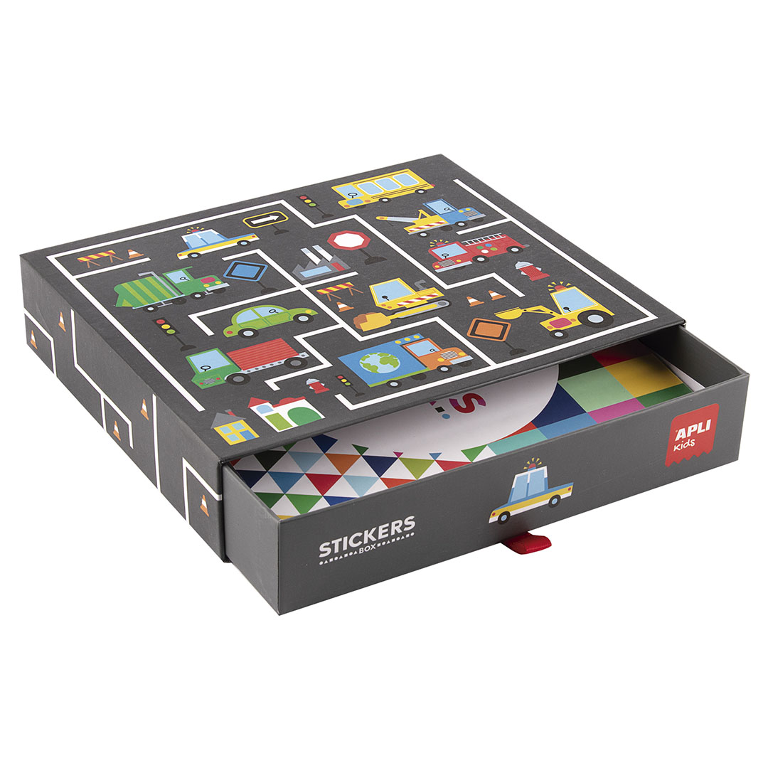 APLI Kids Gomets Perros – Juego De Pegatinas Removibles En Caja Metálica, 8 Láminas Para Completar, Educativo Desde 3 Años