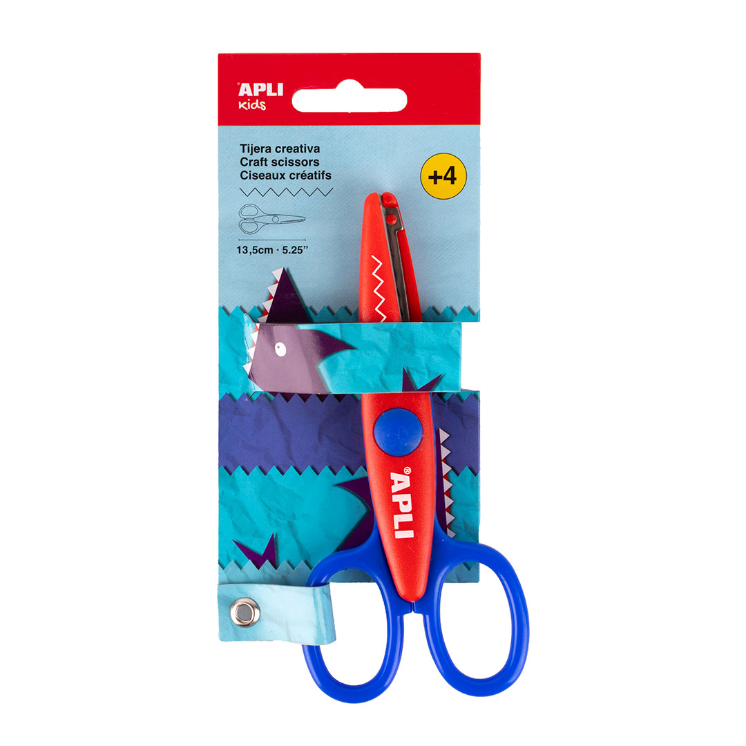 Forbici Creative Zigzag APLI Kids 13.5cm - Sicure Per Bambini Dai 4 Anni In Su - Foto 7