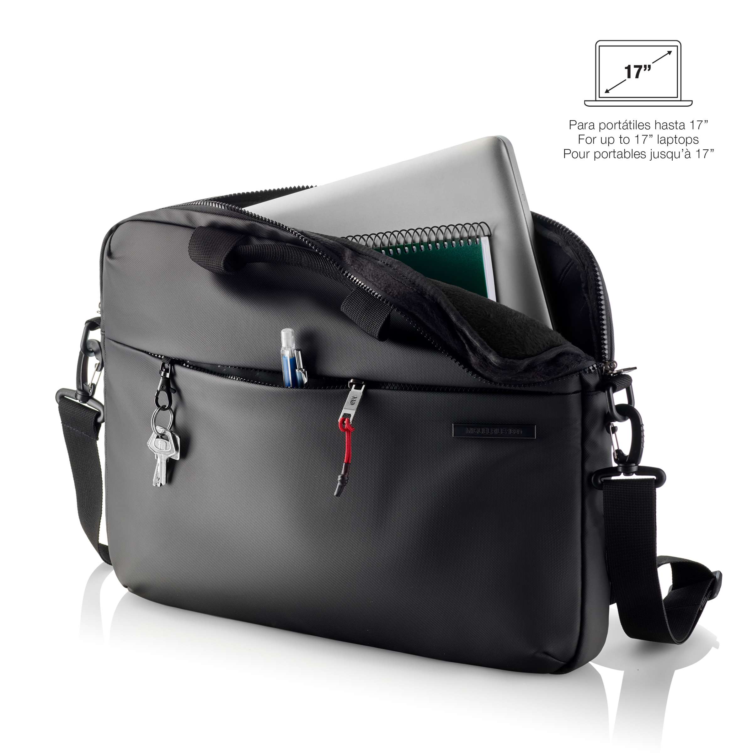 Funda Para Portátil De 15" JanSport - Con Cremallera, Forro De Felpa, Mango, Dimensiones 34x24x2 Cm
